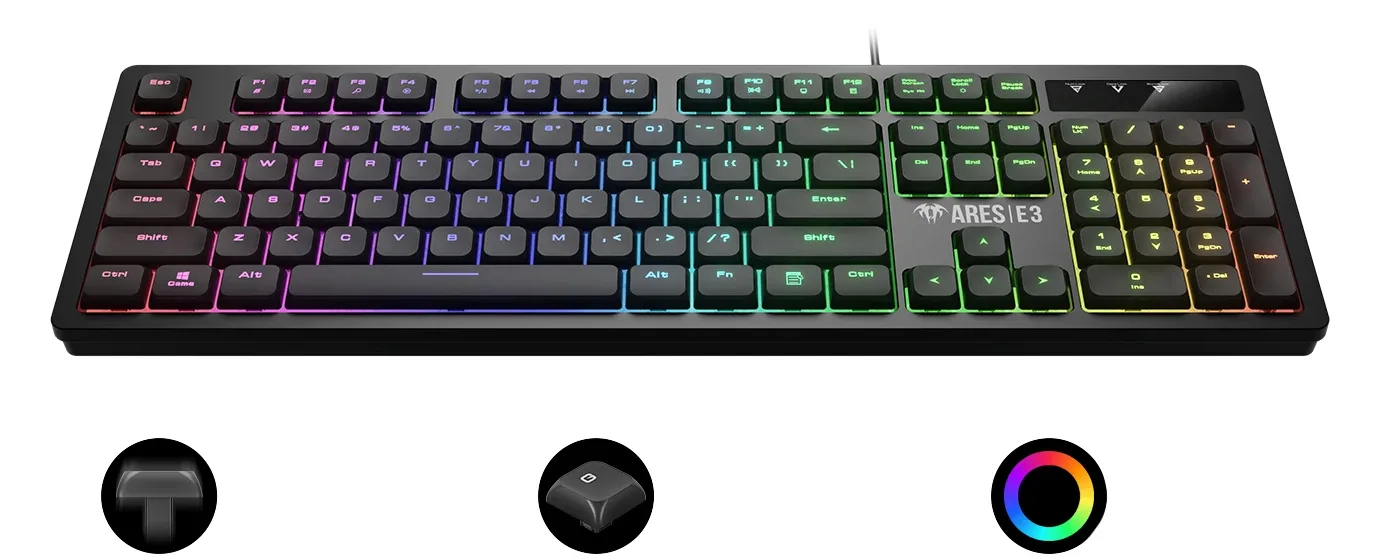 Gamdias геймърски комплект Gaming COMBO - POSEIDON E2 3-in-1 Combo - Keyboard + Mouse + Headphones - Image 134