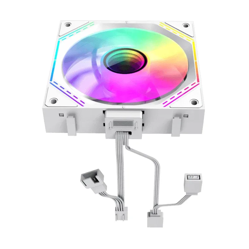 Gamemax Комплект вентилатори Fan Pack 3-in-1 3x120mm - FN12A-S3I White, Daisy-Chain, Addressable RGB - Image 244