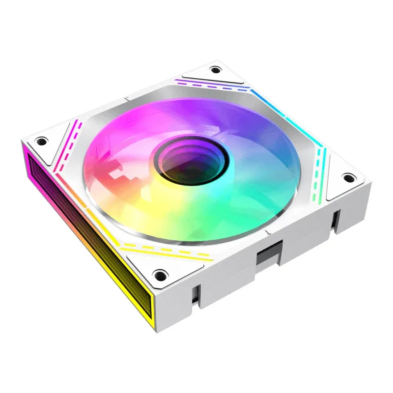 Gamemax Комплект вентилатори Fan Pack 3-in-1 3x120mm - FN12A-S3I White, Daisy-Chain, Addressable RGB - Image 240