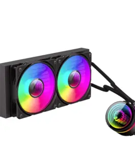 Gamemax водно охлаждане Water Cooling IceBurg 240 Infinity Black - Infinity Mirror Addressable