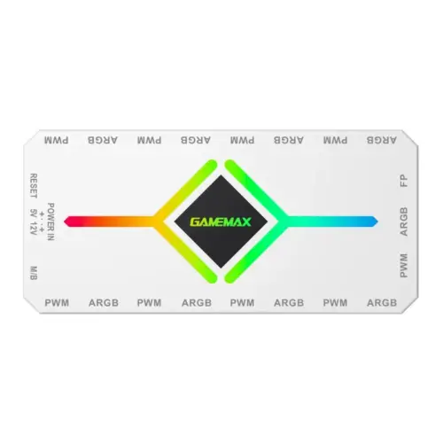 Gamemax разклонител за вентилатори Fan Hub - V4.0 PWM ARGB Hub + Controller