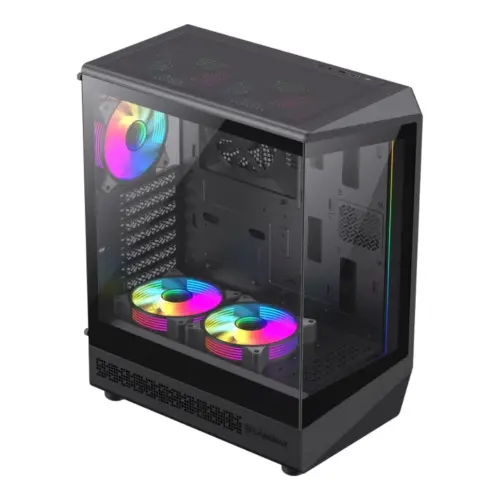 Alternative view of Gamemax кутия Case ATX - Vista COC AB - 5 x 120 mm A-RGB Fans, MB Plate COC Fan