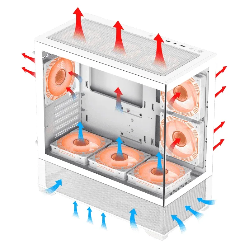 Gamemax кутия Case mATX - Vista MW - Image 239