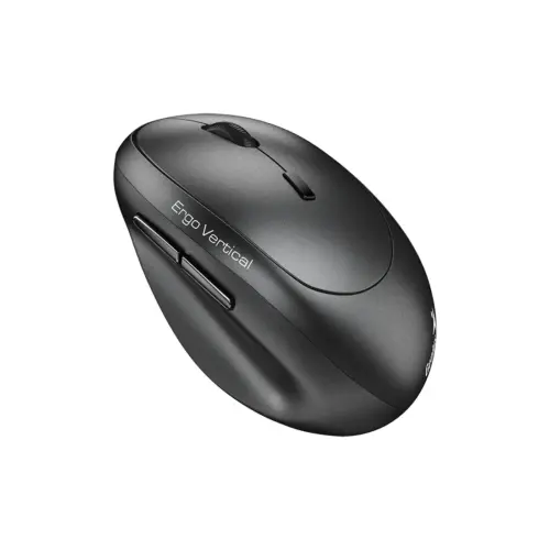 Genius вертикална безжична мишка Vertical Mouse wireless Ergo 8350S - Silent AI Bluetooth 2.4G Dark