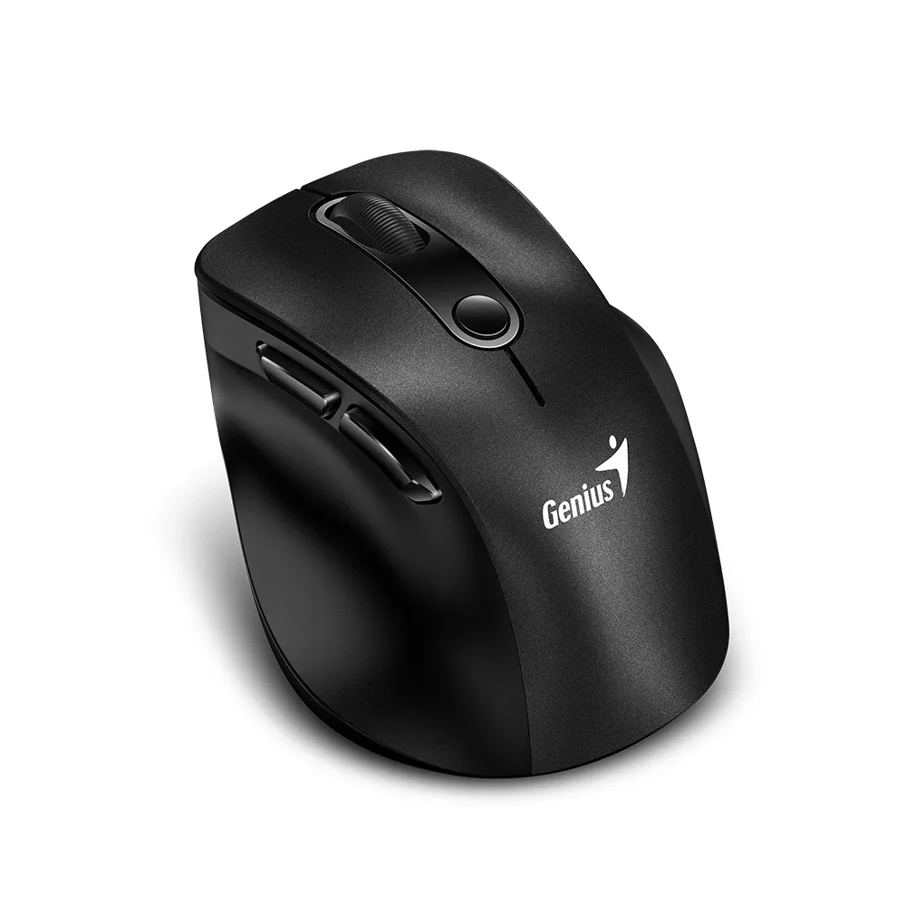 Genius безжина безшумна мишка Wireless Silent Mouse Ergo 9000S - Silent, Bluetooth, 2.4G, Black - Image 345