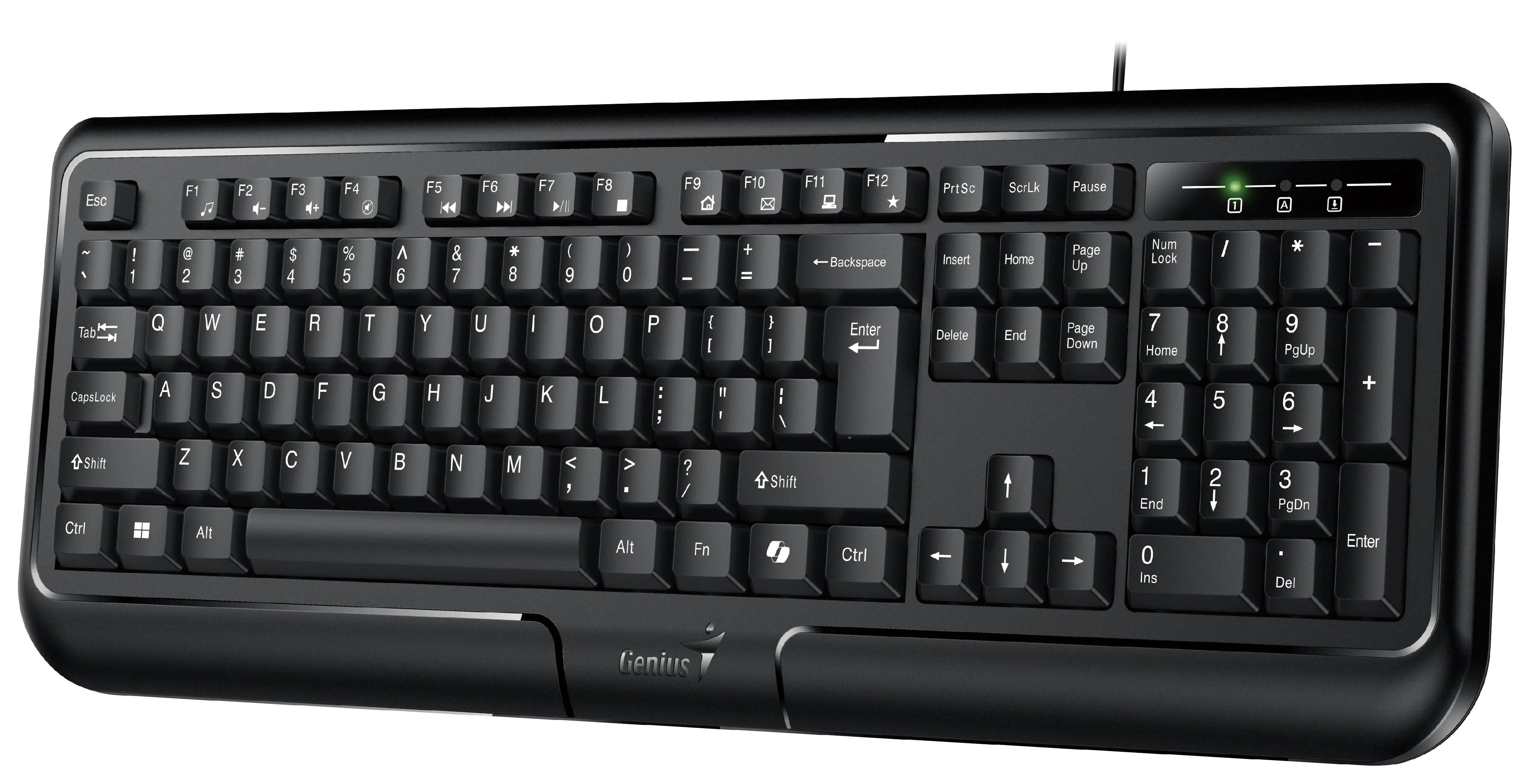 Genius клавиатура кирилизирана Smart Keyboard KB-118 II Black - AI BG Layout