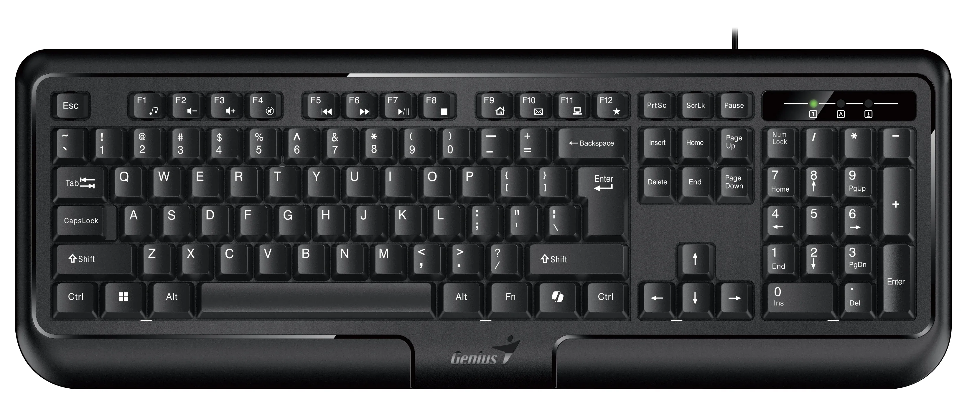 Genius клавиатура кирилизирана Smart Keyboard KB-118 II Black - AI, BG Layout, USB - Image 245