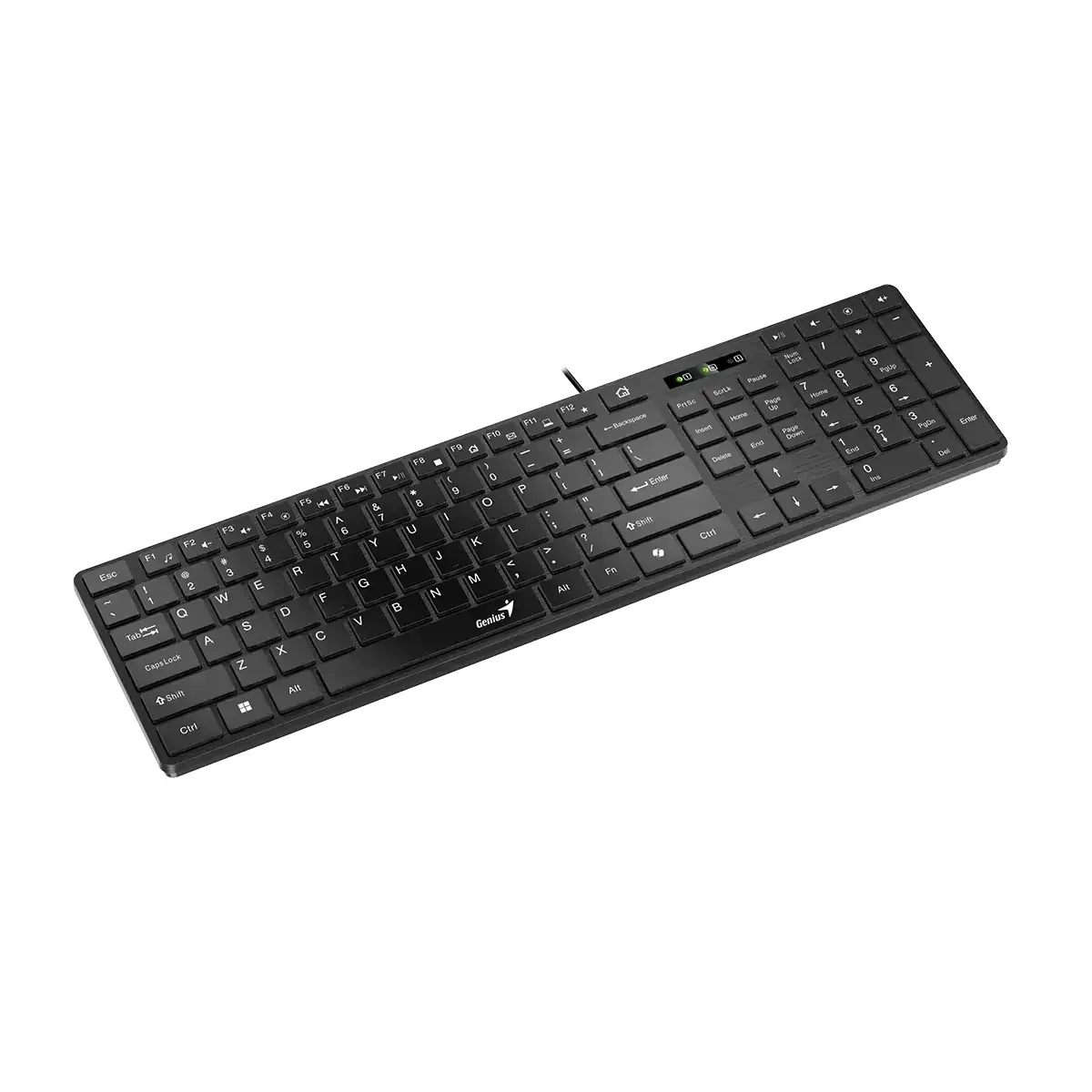 Genius клавиатура Slim Keyboard SlimStar 126 Black - Copilot, Low profile Chocolate - Image 153