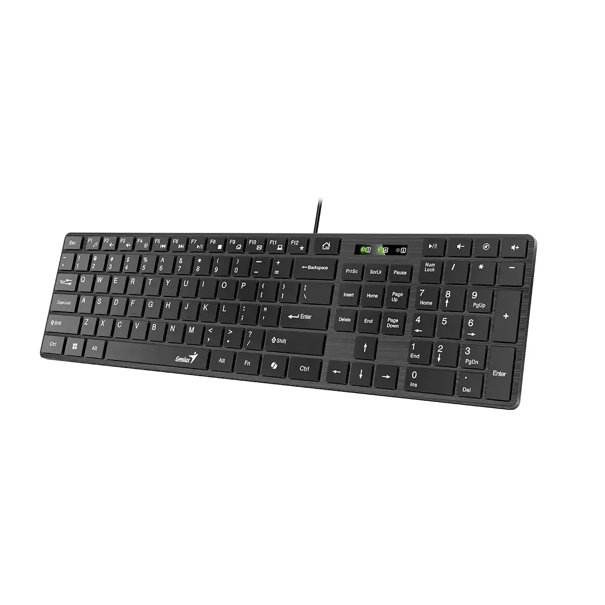 Genius клавиатура Slim Keyboard SlimStar 126 Black - Copilot, Low profile Chocolate - Image 172
