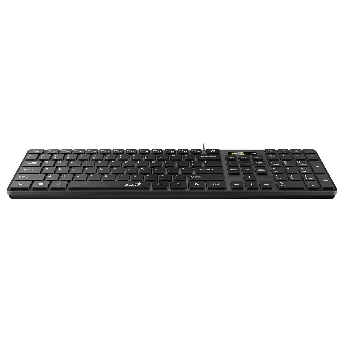 Genius клавиатура Slim Keyboard SlimStar 126 Black - Copilot, Low profile Chocolate - Image 155