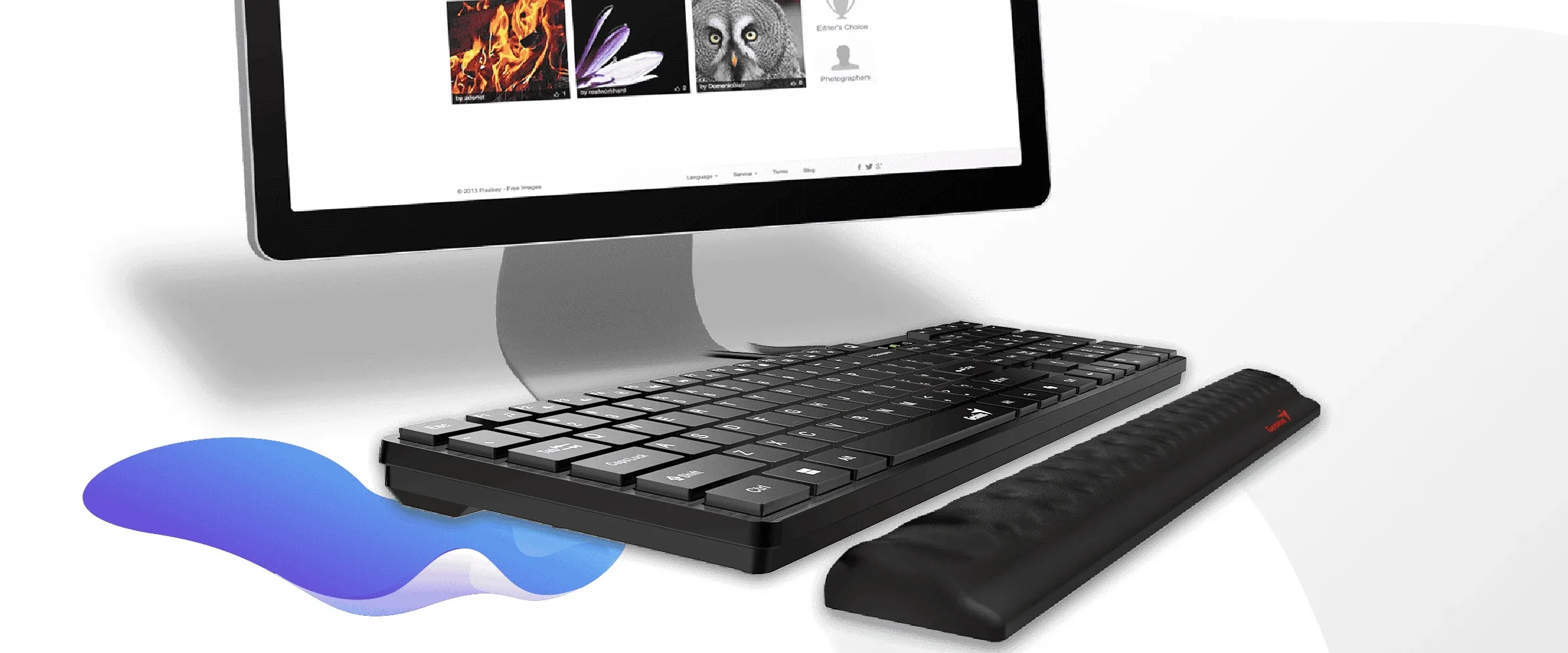 Genius клавиатура Slim Keyboard SlimStar 126 Black - Copilot, Low profile Chocolate - Image 169