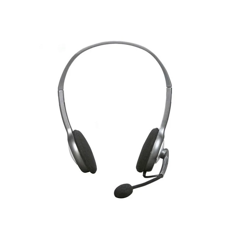 СЛУШАЛКИ LOGITECH H110 - Wired - Silver - PN 981-000271