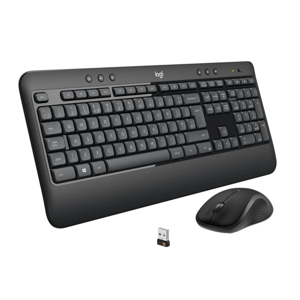 КОМПЛЕКТ МИШКА + КЛАВИАТУРА LOGITECH MK540 US - Wireless - БЕЗ БДС КИРИЛИЗАЦИЯ (WITHOUT BDS CYRILLIC) - Black - PN 920-008685 - Image 352