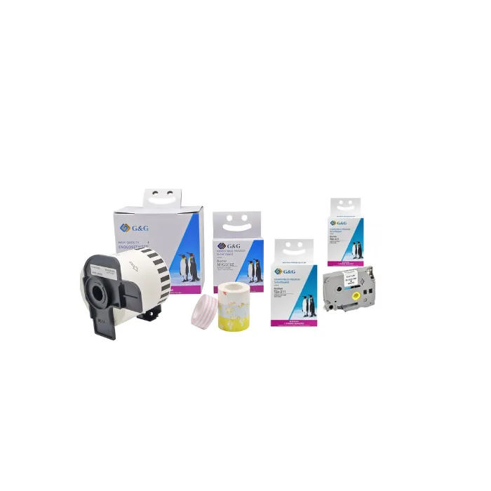 ЛЕНТА ЗА ЕТИКЕТНИ ПРИНТЕРИ GG-AT-80DW - BLACK ON WHITE - 30 mm x 20 mm x 700 pcs - PN