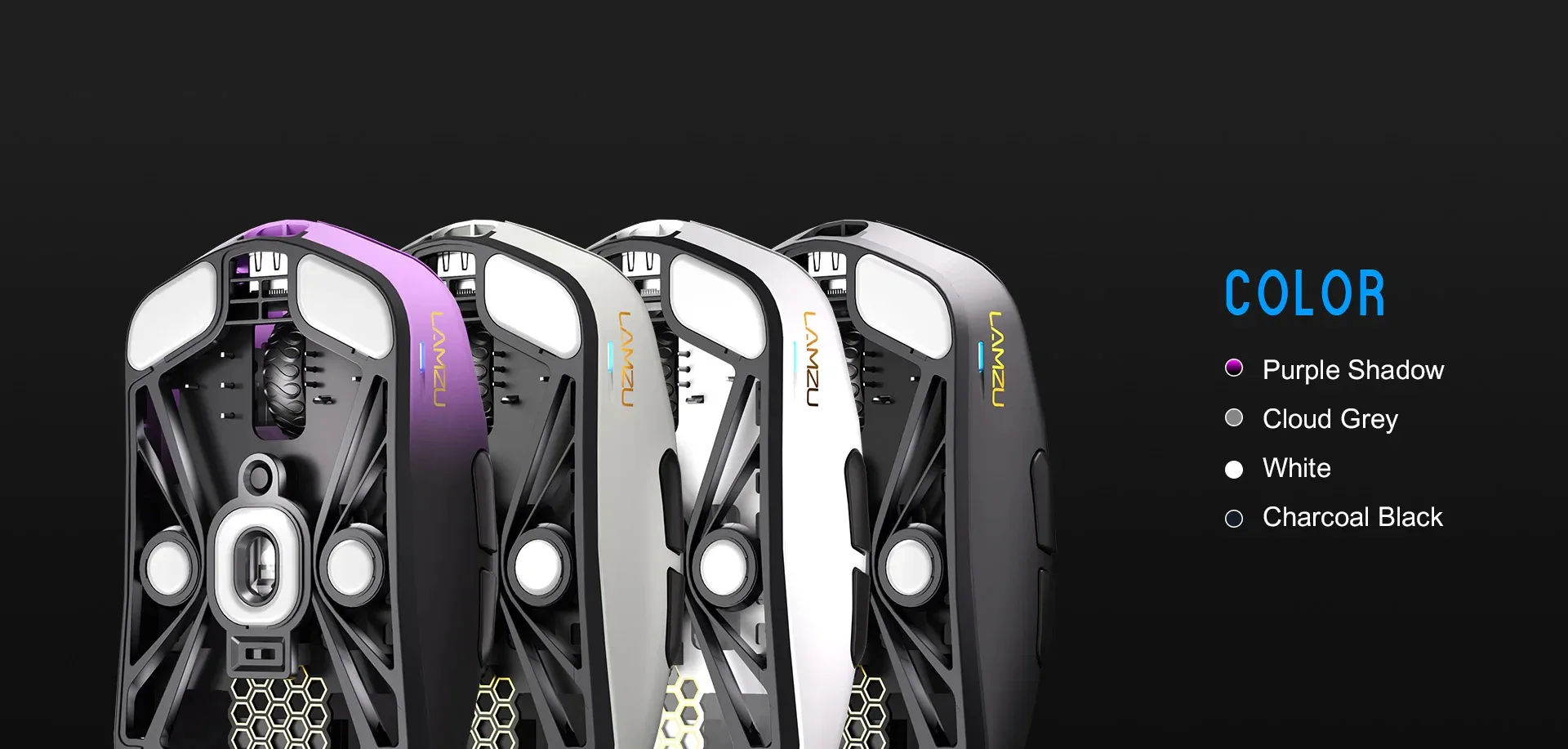 Lamzu професионална геймърска мишка MAYA X 8K - Wireless Gaming Mouse - Black - Image 24