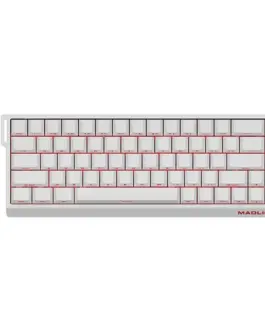 Madlions професионална геймърска механична клавиатура Professional Gaming Mechanical Keyboard MAD 68 R White- 8K Kunlun Magnetic Switches