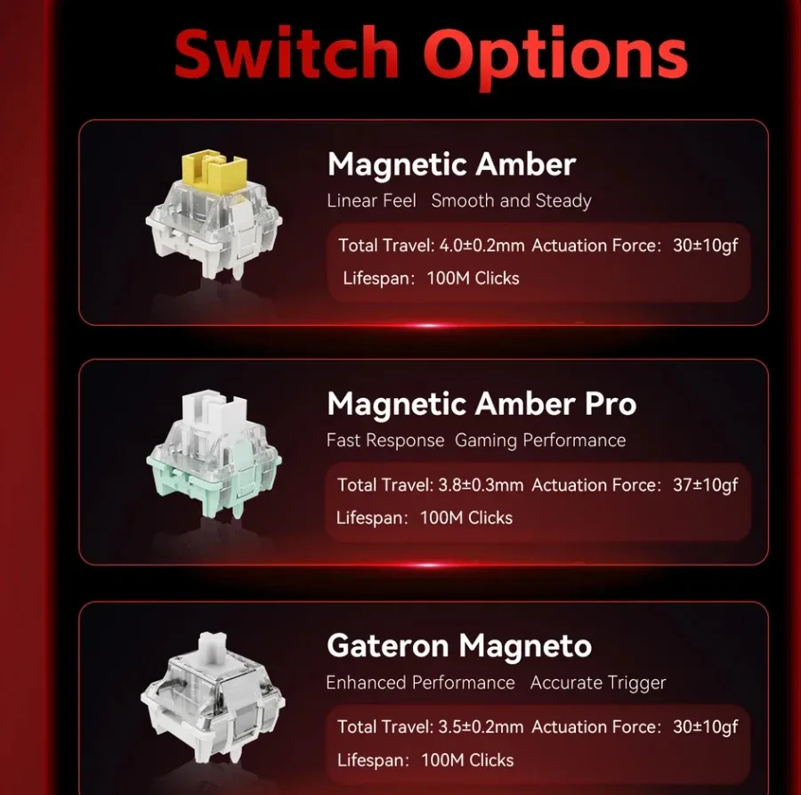 Madlions професионална геймърска механична клавиатура Professional Gaming Mechanical Keyboard MAD 60 HE Flagship V2 - 8K, Magnetic Amber Pro Switches - Black - Image 88