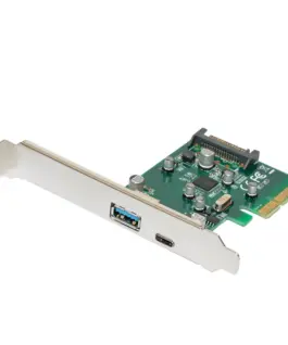 Makki PCI-E card 2 x USB3.1 A+C ports - MAKKI-PCIE-2XUSB31-AC-V1