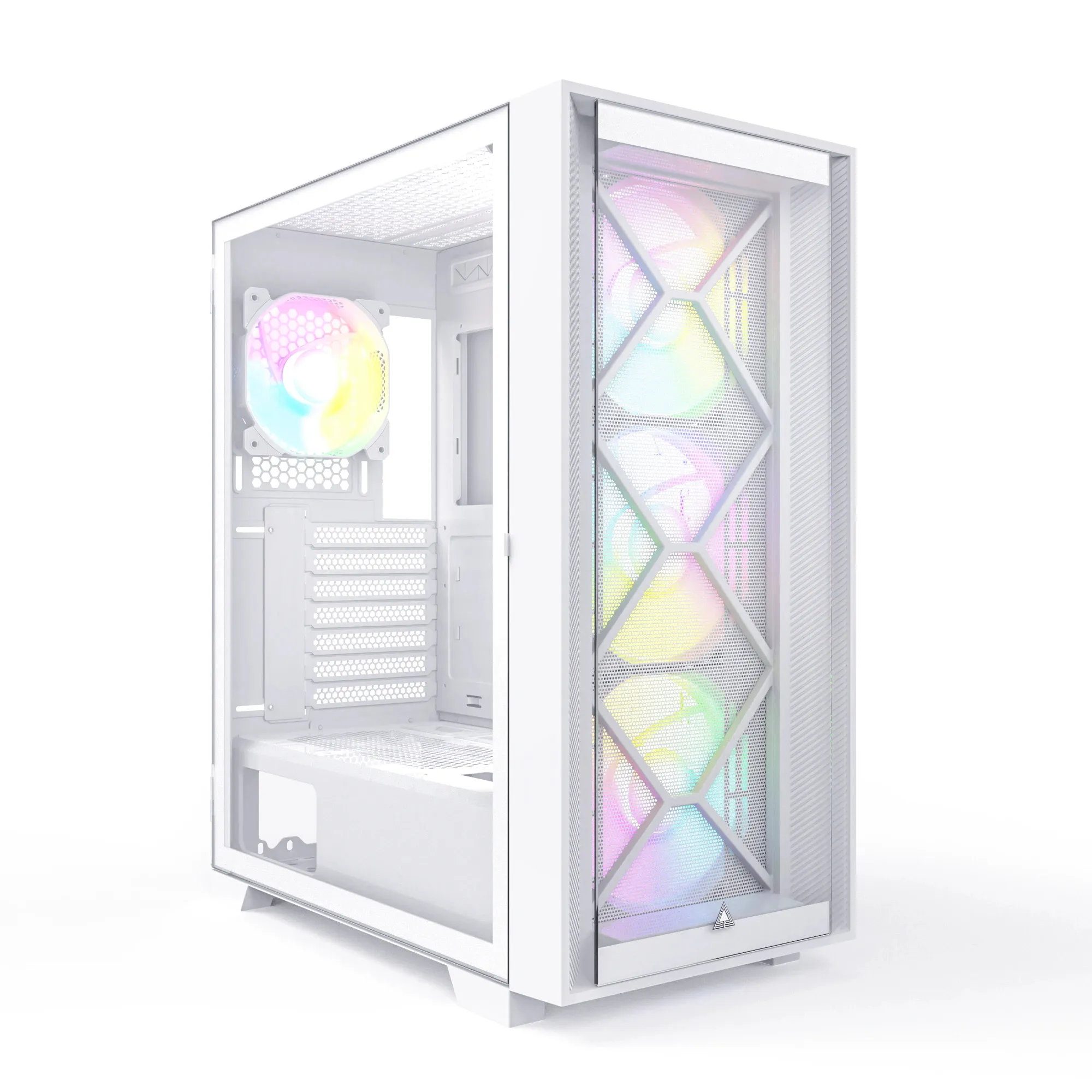 Montech кутия AIR 1000 PREMIUM Mid-tower Case TG 2 Front Panels 4x120mm ARGB Fans White