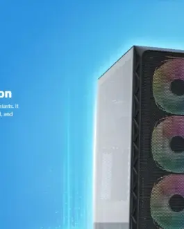 Alternative view of Montech кутия AIR 903 MAX, Mid-tower, TG, 4x140mm Fans, ARGB, Black