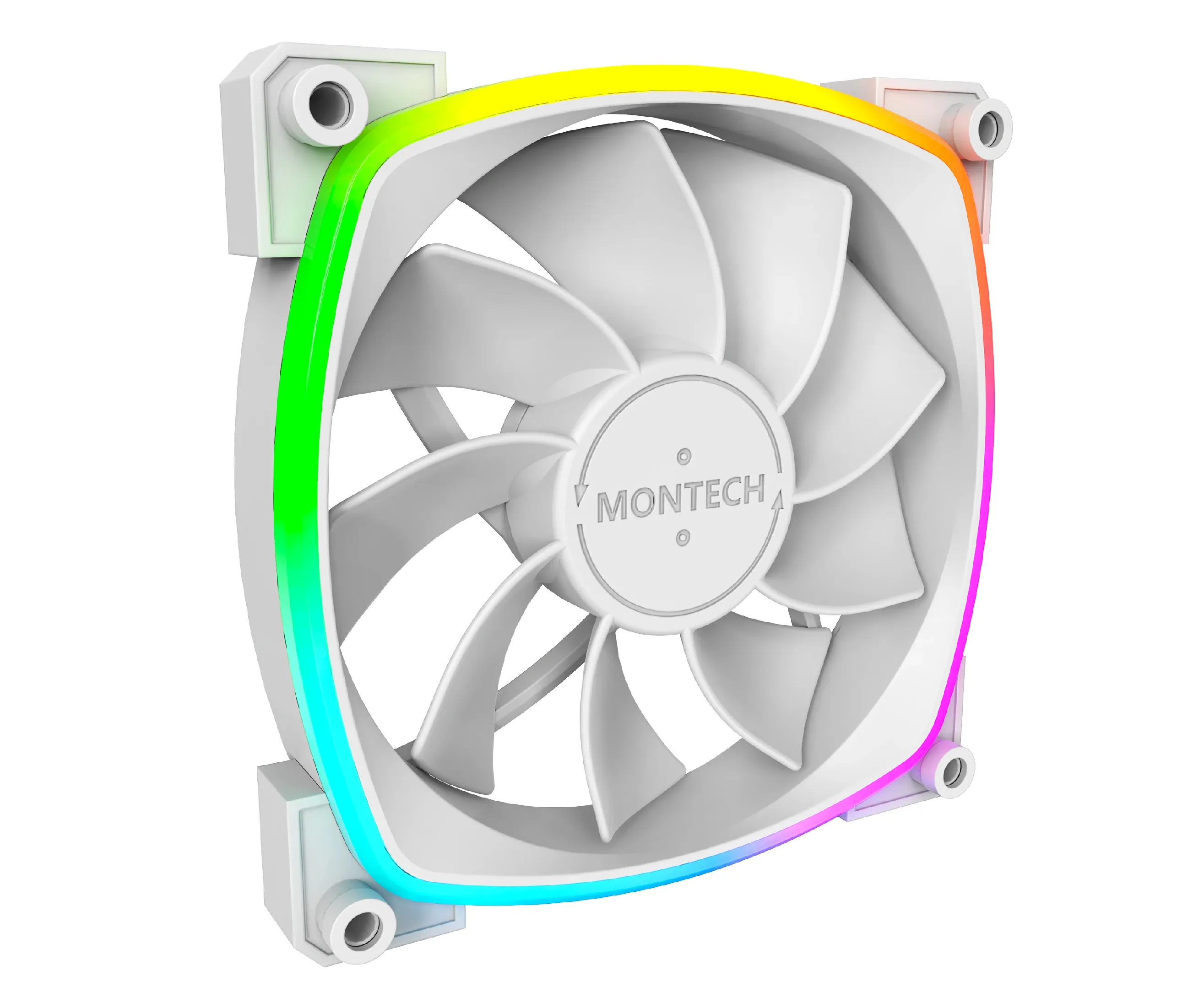 Montech вентилатор RX120 PWM REVERSE Fan 120mm ARGB White