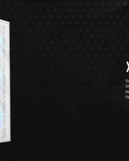 Alternative view of Montech кутия X3 MESH, Mid-tower Case, TG, 6 fixed RGB Fans, White