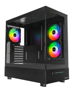 Montech кутия Case ATX - XR (B) - 3 x 120 mm ARGB Fans USB-C Black