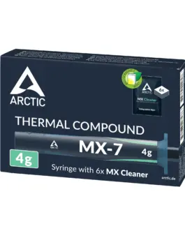 Alternative view of Термо паста ARCTIC MX-7 + МX Cleaner, 4g, Сив