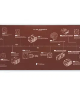 Подложка за мишка Noctua NP-DM3 Anniversary Deskmat - 900 x 400 x 4 mm
