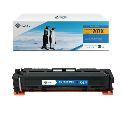 КАСЕТА ЗА HP Color Laserjet PRO M255dw/MFP M282nw/M283cdw/M283fdw - HIGH CAPACITY - Black - /207X/ - W2210X - PN NT-PH22