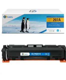 КАСЕТА ЗА HP Color Laserjet PRO M255dw/MFP M282nw/M283cdw/M283fdw - /207A/ - Cyan - W2211A - WITH CHIP / С ЧИП - PN NT-P
