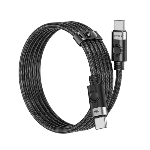 Orico кабел Cable USB C-to-C PD 60W Charging 1.0m Black - CDX-60CC-BK - Image 164