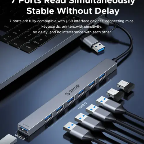 Orico хъб HUB USB-C 5 port – USB3.0 x 1