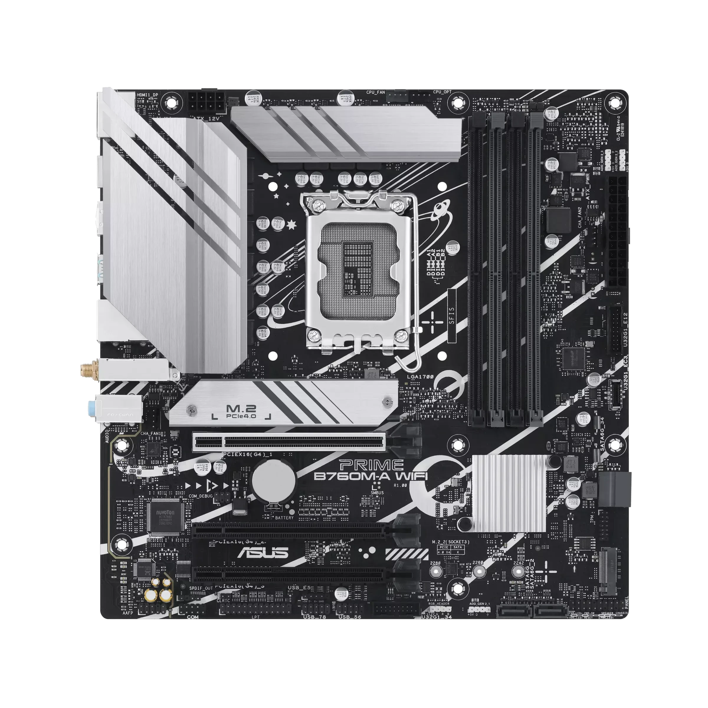 Дънна платка ASUS PRIME B760M-A WIFI DDR5 LGA 1700