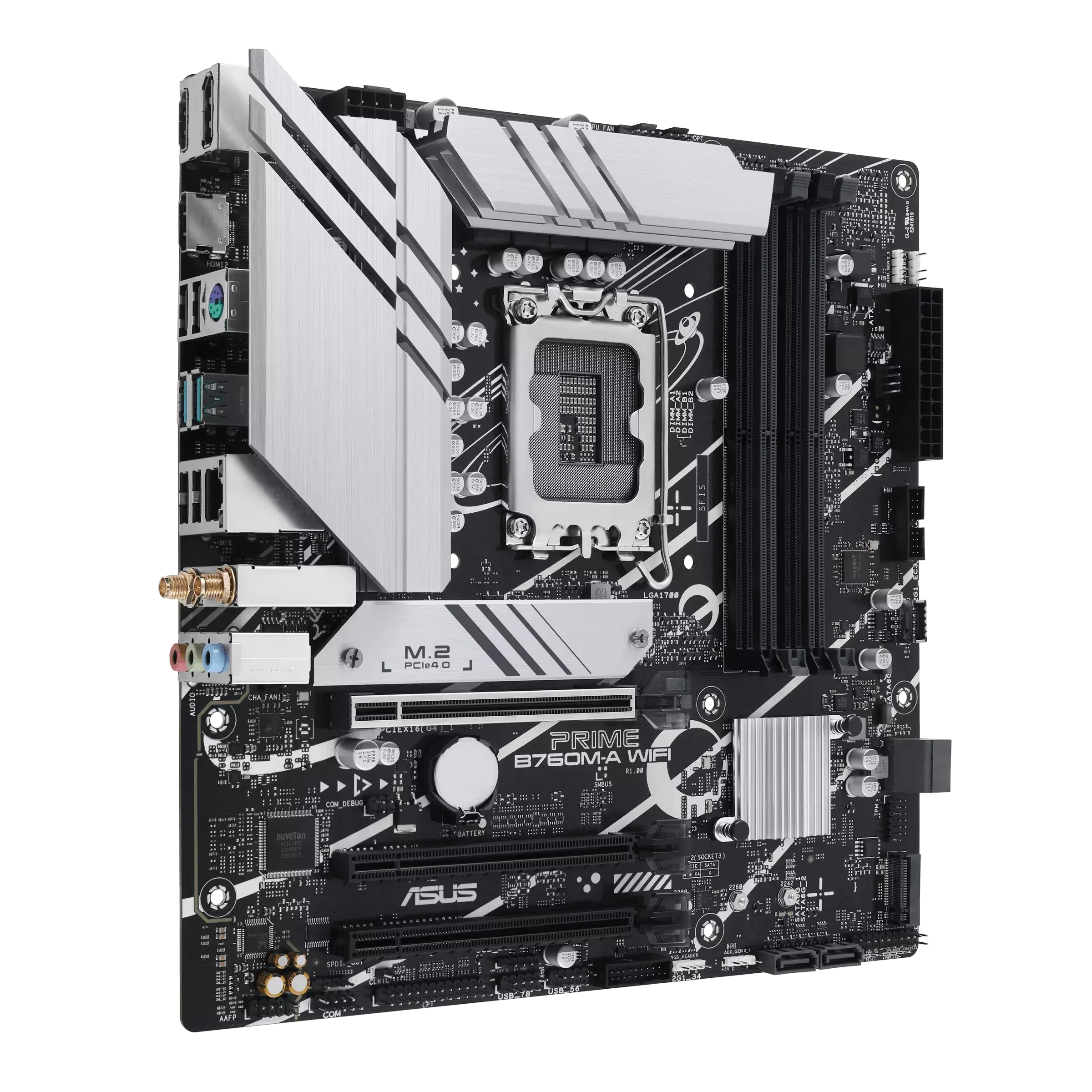 Дънна платка ASUS PRIME B760M-A WIFI DDR5, LGA 1700 - Image 2
