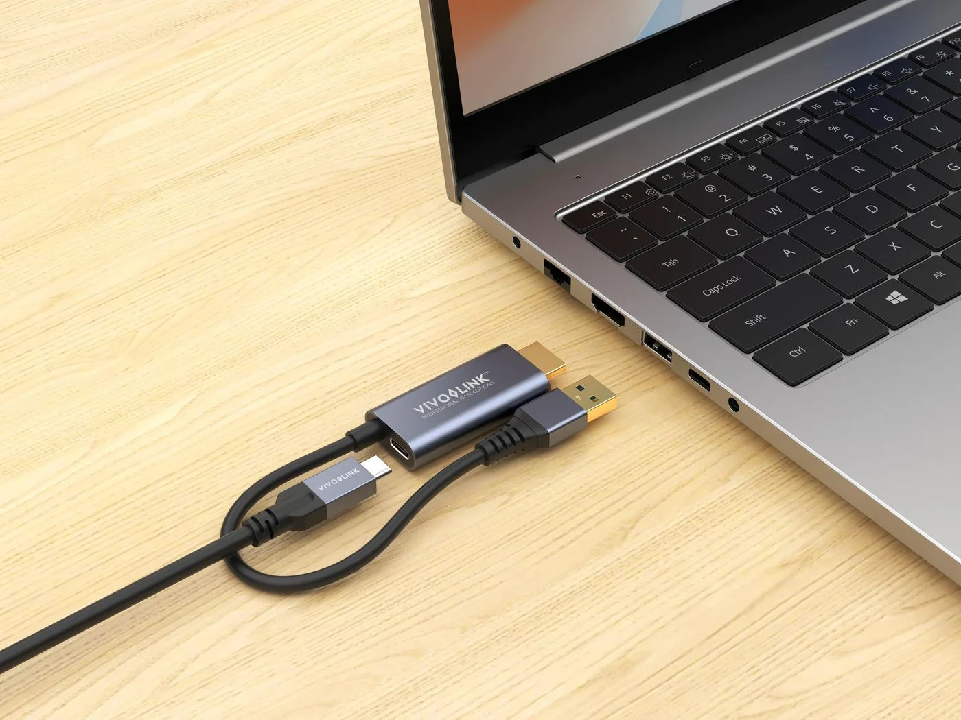 АДАПТЕР VIVOLINK HDMI & USB-A to USB-C - Black - PN PROADHDMI - Image 174