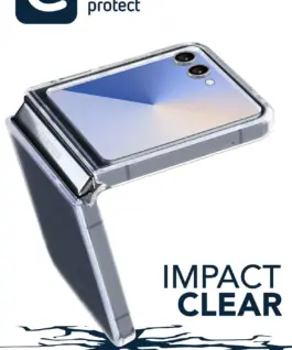 Прозрачен калъф Impact за Samsung Galaxy Z Flip 7 – силиконов