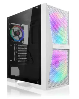 Raijintek кутия Case ATX - SILENOS MS PRO WHITE - 2 x 200 mm ARGB Fans