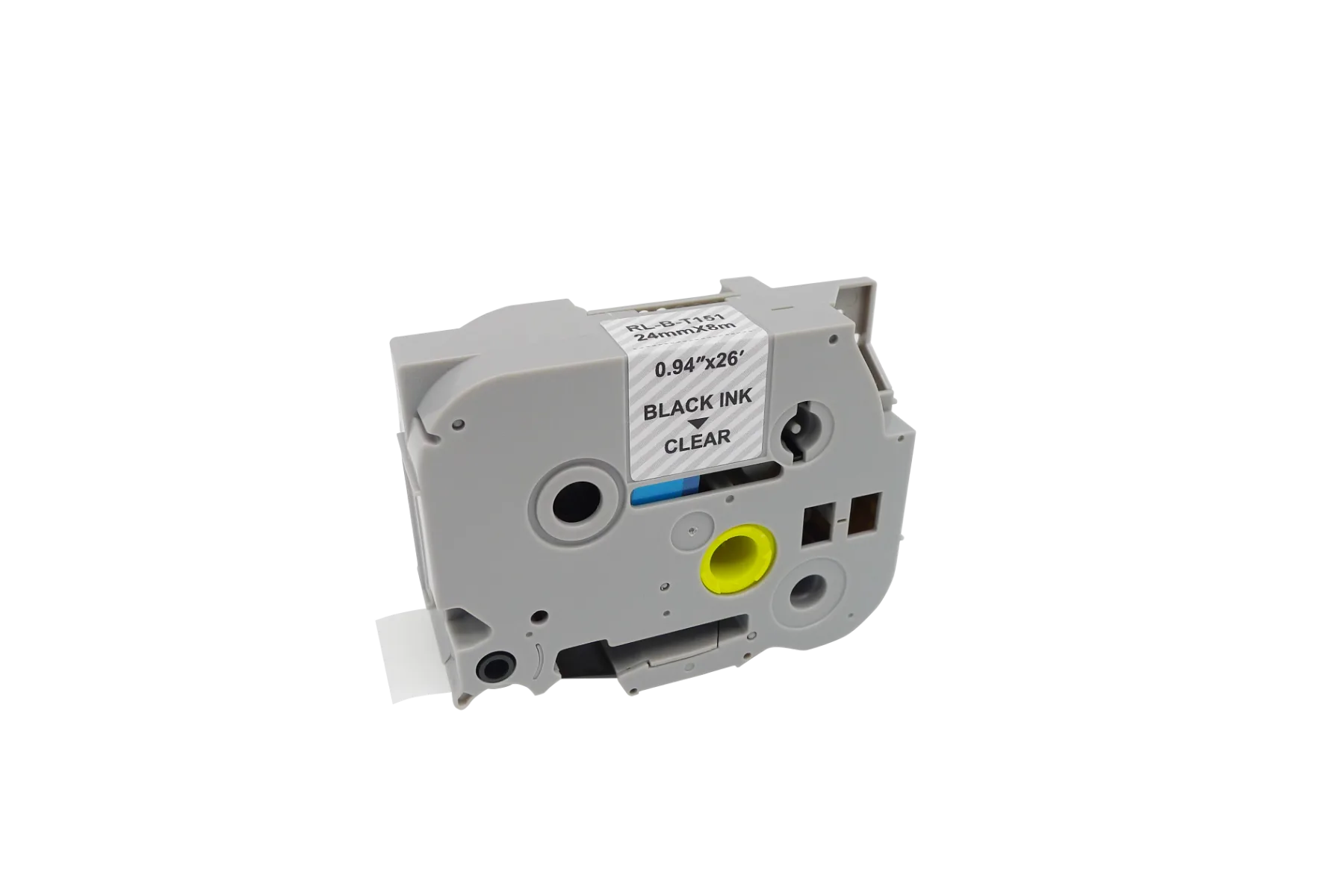 ЛЕНТА ЗА ЕТИКЕТНИ ПРИНТЕРИ BROTHER ТИП TZ - 24 mm x 800 m - BLACK ON CLEAR TAPE - TZE151 (TZE-151) - PN RL-BR-TZ151-BK -