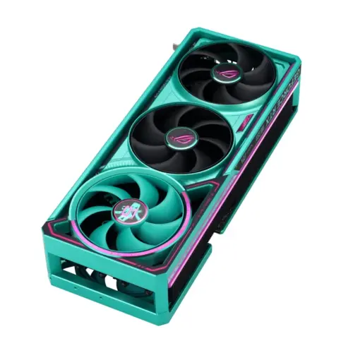 Alternative view of Видео карта ASUS ROG ASTRAL RTX 5080 OC 16GB GDDR7 Hatsune Miku Edition