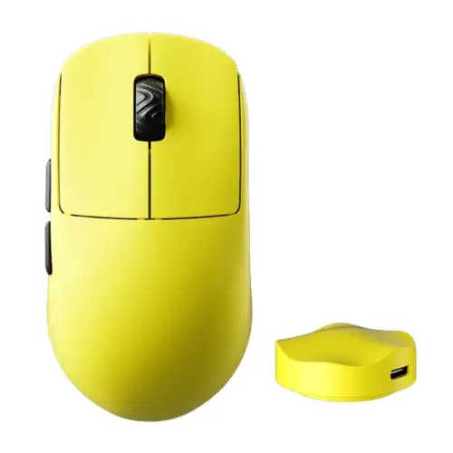 Scyrox професионална геймърска мишка V8 Yellow – Wireless Gaming Mouse – 8K Polling