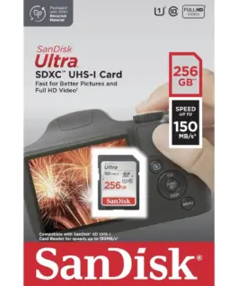 SanDisk Карта памет Ultra SDXC Memory card 256GB 150MB/s