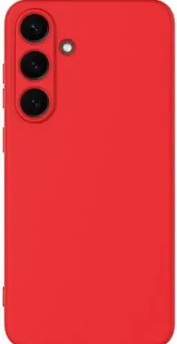 Силиконов калъф Forever за Samsung Galaxy S25 червен