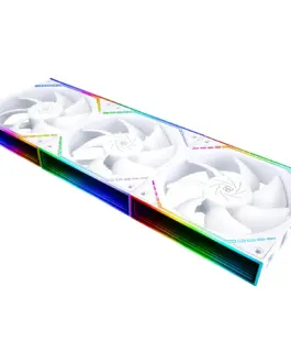 Thermalright Комплект вентилатори Fan Pack 3-in-1 3x120mm - TL-M12QW x 3 - White Infinity Mirror Daisy-Chain