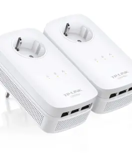 Alternative view of Powerline TP-Link TL-PA8030P KIT AV1200 3-Port Gigabit Passthrough Starter Kit