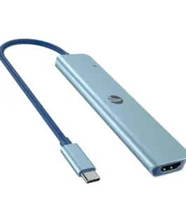 VCom докинг станция Docking Station Type-C 7-in-1 - CUE18 - PD3.0 100W HDMI USB3.0 x 1 USB2.0 x 2 SD