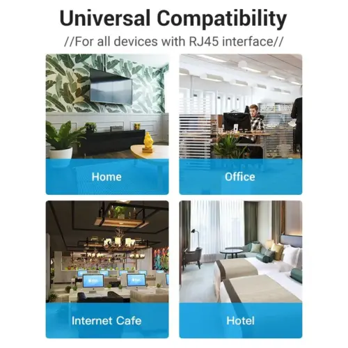 Vention Кабел LAN UTP Cat.6 Patch Cable – 2M Red – IBERH