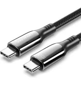 Vention кабел USB2.0 Type-C/Type-C 100W LED display 2m - CTKBH