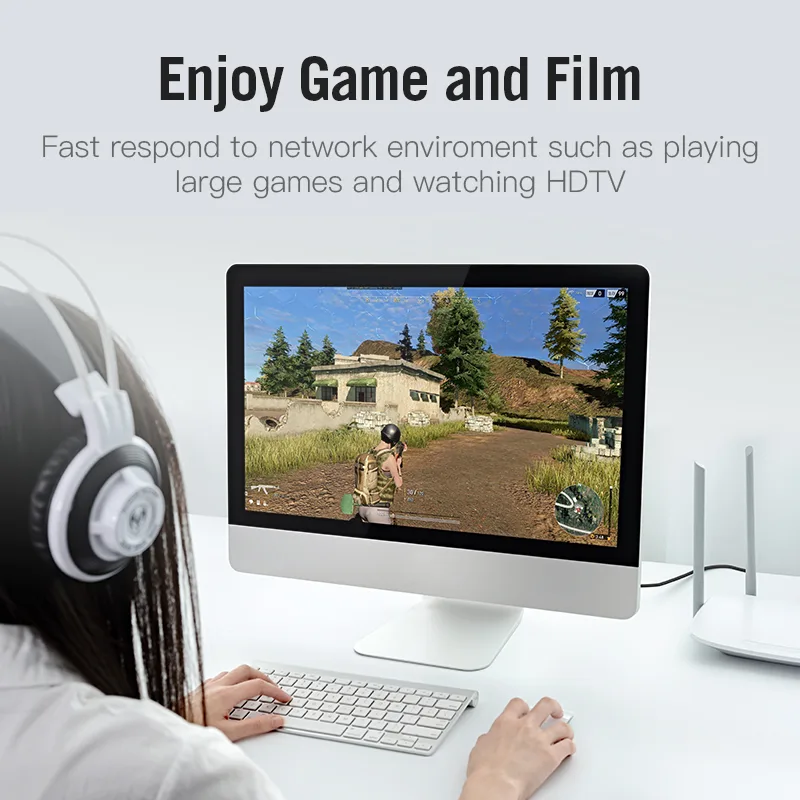 Vention Кабел LAN SSTP Cat.7 Patch Cable - 1.5M Black 10Gbps - ICDBG - Image 339