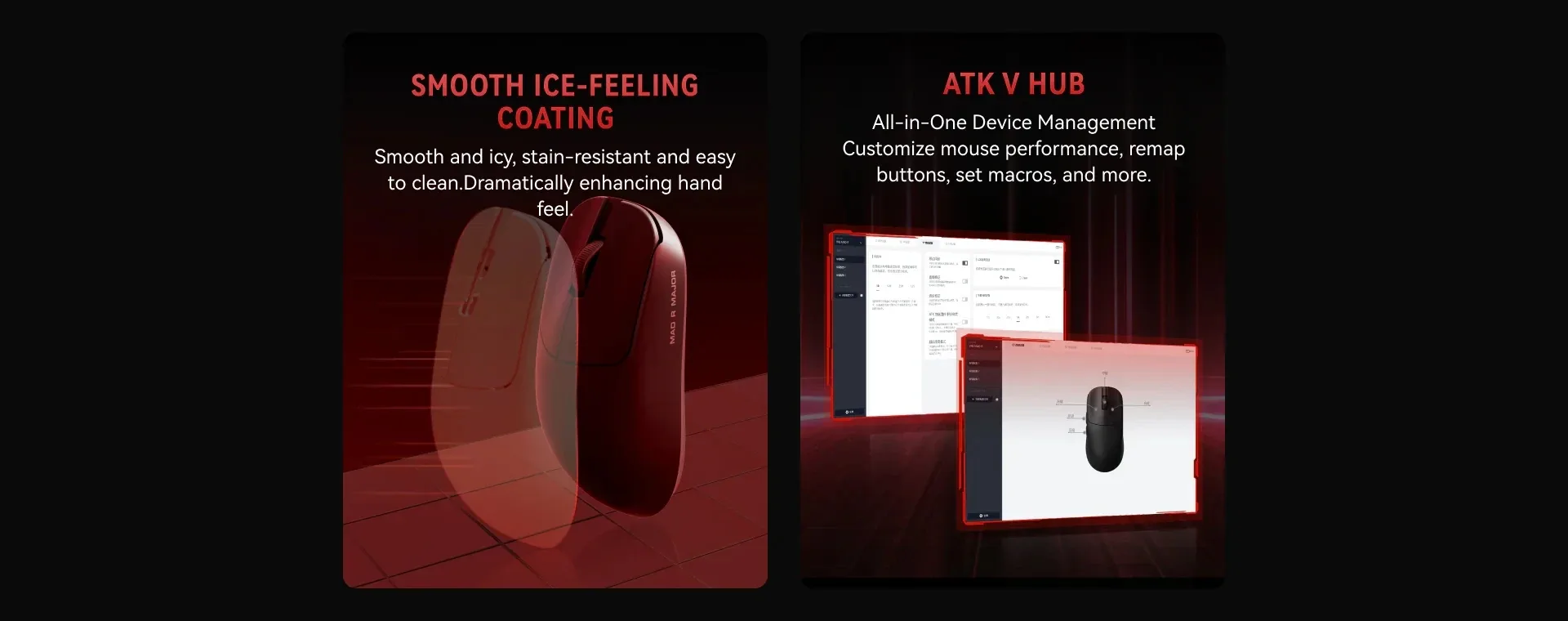 VXE професионална геймърска мишка Wireless Gaming Mouse MAD R 8K SET - Omron Optical Microswitches, Black - Image 258